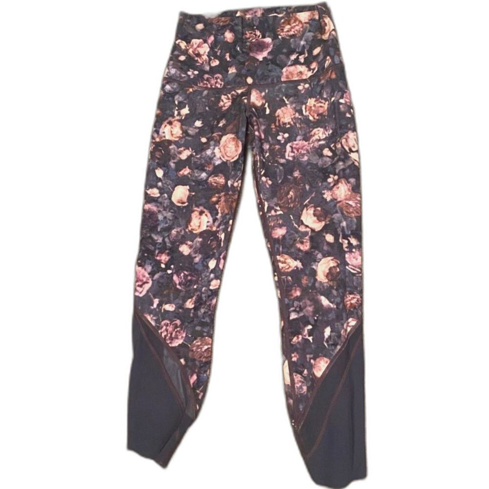 RARE Lululemon Wunder Under Crop Scallop Size 4 Frosted Rose EUC Special Edition - Picture 5 of 7